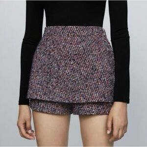 Maje Iberty Tweed Skort